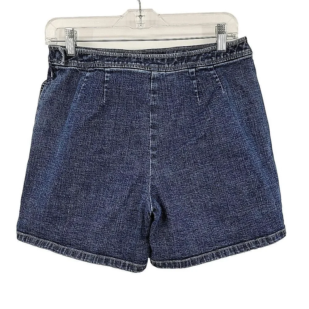 Ann Taylor Womens Shorts Size 8 Side Zipper w/Hook Button High Rise